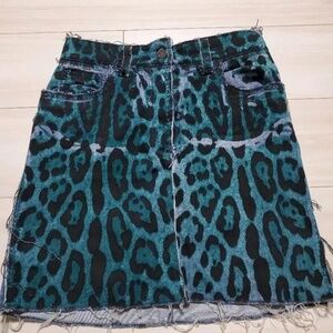 Dolce and gabbana denim skirt